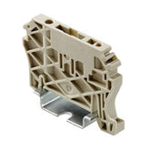 Weidmuller End bracket, dark beige, 40 x 55 x 6mm